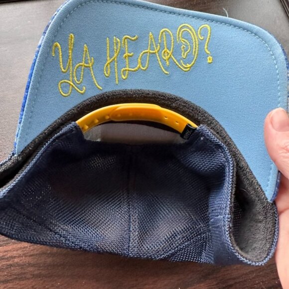 Goorin Bros Animal Farm Trucker Baseball Snapback Hat Cap All Ears Ergo Cat Blue - Picture 12 of 14